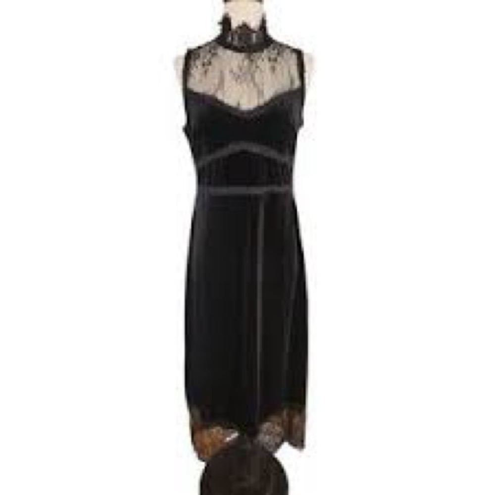 Lost + Wander Black Lace Dress